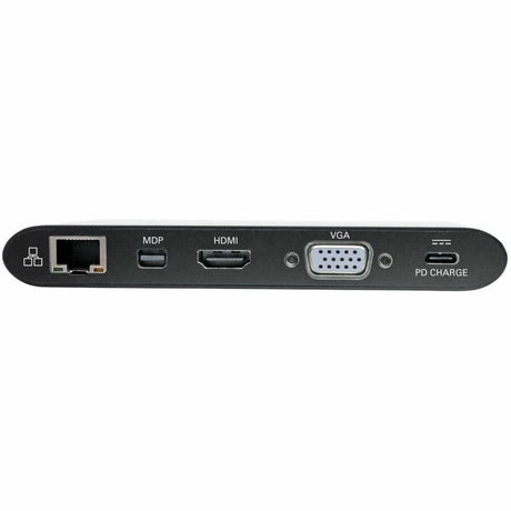Eaton Tripp Lite Series USB-C Dock, Dual Display - 4K HDMI / mDP, VGA, USB 3.x (5Gbps), USB-A/C Hub, GbE, Memory Card, 100W PD Charging — U442-DOCK1-B