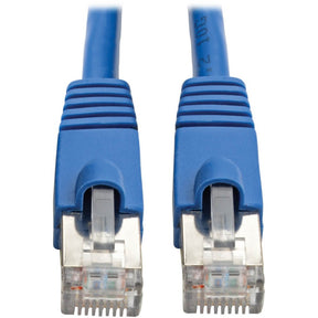 Eaton Tripp Lite Series Cat6a 10G Snagless Shielded STP Ethernet Cable (RJ45 M/M), PoE, Blue, 6 ft. (1.83 m) — N262-006-BL