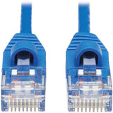 Eaton Tripp Lite Series Cat6a 10G Snagless Molded Slim UTP Ethernet Cable (RJ45 M/M), Blue, 15 ft. (4.57 m) — N261-S15-BL