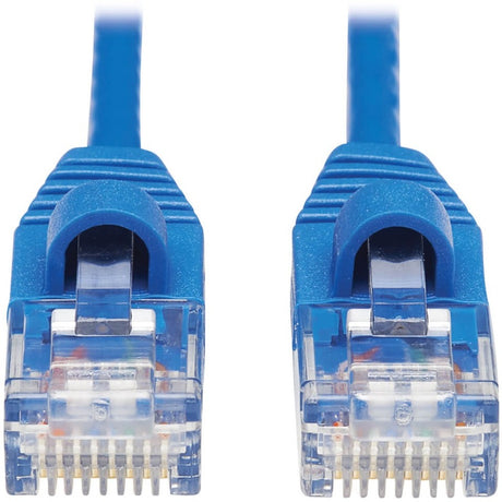 Eaton Tripp Lite Series Cat6a 10G Snagless Molded Slim UTP Ethernet Cable (RJ45 M/M), Blue, 15 ft. (4.57 m) — N261-S15-BL