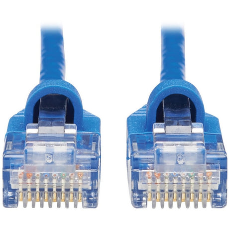 Eaton Tripp Lite Series Cat6a 10G Snagless Molded Slim UTP Ethernet Cable (RJ45 M/M), Blue, 15 ft. (4.57 m) — N261-S15-BL