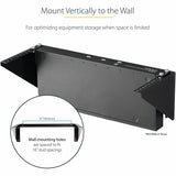 StarTech.com 5U Vertical Wall Mount Rack, 19" Wall Mounting Bracket, Open Low Profile Network/Server Room/Data/AV/IT/Patch Panel/Equipment — RK519WALLV