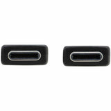 Eaton Tripp Lite Series USB-C Flat Cable (M/M) - USB 3.2 Gen 2 (10 Gbps), 5A (100W) Rating, Thunderbolt 3 Compatible, 16 in. (40.6 cm) — U420-16N-G25AFL
