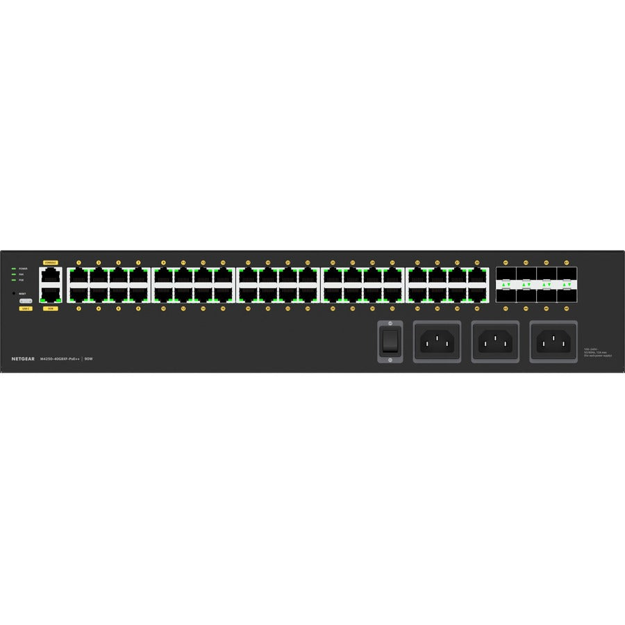 Netgear M4250-40G8XF-PoE++ AV Line Managed Switch — GSM4248UX-100NAS