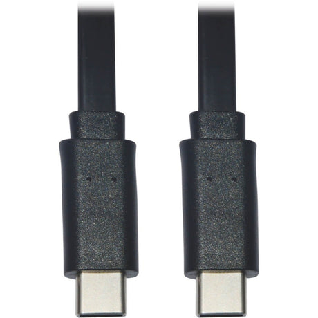 Eaton Tripp Lite Series USB-C Flat Cable (M/M), USB 2.0, Black, 3 ft. (0.91 m) — U040-003-C-FL