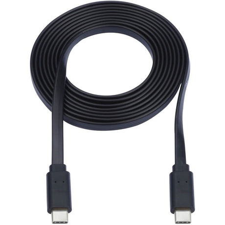 Eaton Tripp Lite Series USB-C Flat Cable (M/M), USB 2.0, Black, 3 ft. (0.91 m) — U040-003-C-FL