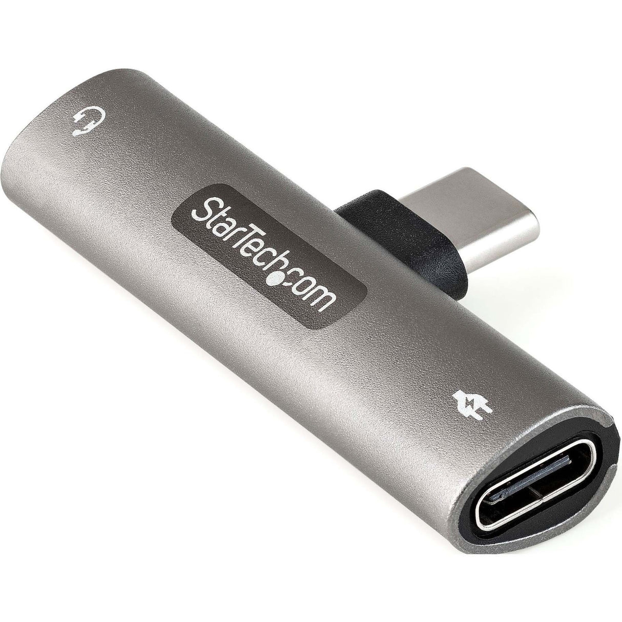 StarTech.com USB C Audio & Charge Adapter, USB-C Audio Adapter with 3.5mm Headset Jack and USB Type-C PD Charging, For USB-C Phone/Tablet — CDP235APDM