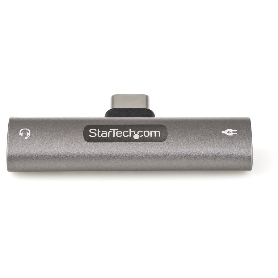 StarTech.com USB C Audio & Charge Adapter, USB-C Audio Adapter with 3.5mm Headset Jack and USB Type-C PD Charging, For USB-C Phone/Tablet — CDP235APDM