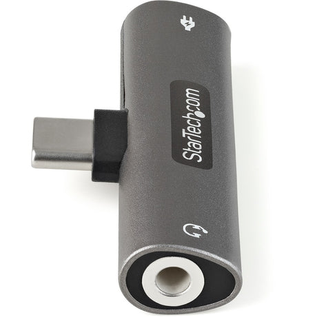 StarTech.com USB C Audio & Charge Adapter, USB-C Audio Adapter with 3.5mm Headset Jack and USB Type-C PD Charging, For USB-C Phone/Tablet — CDP235APDM