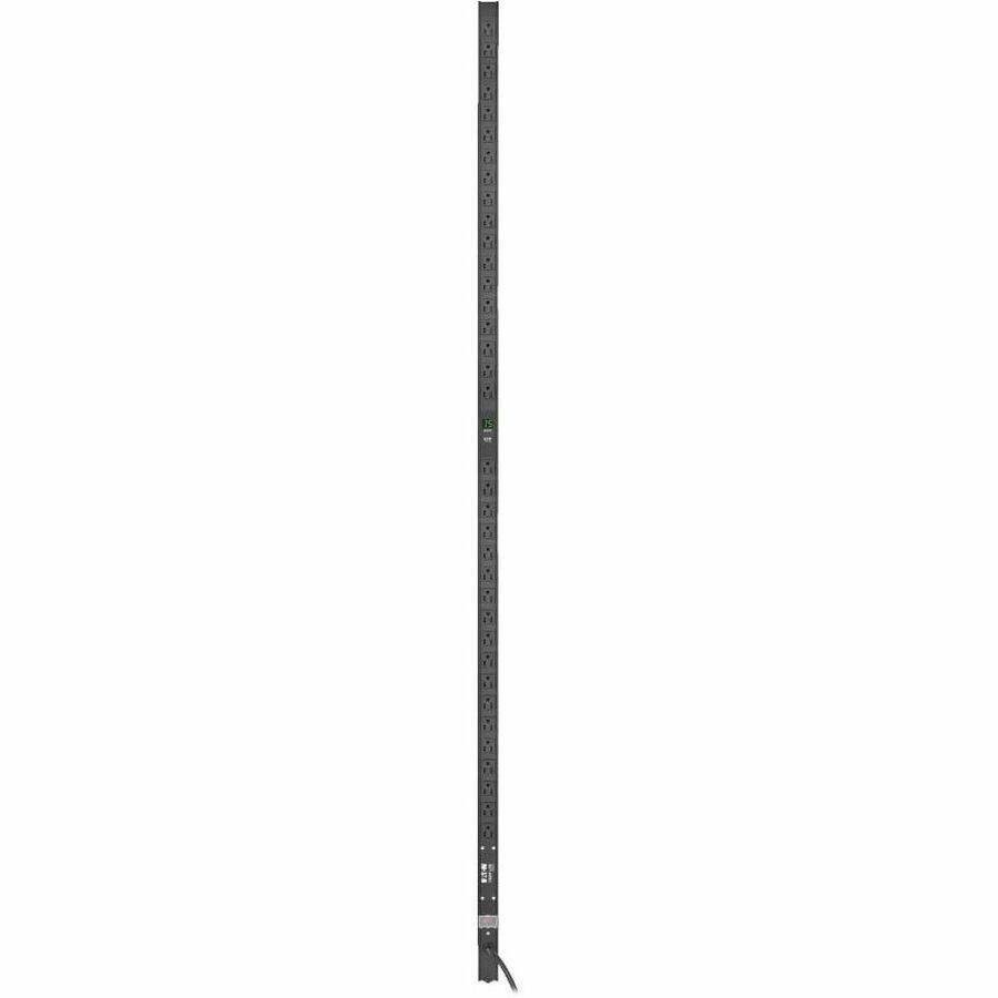 Eaton Tripp Lite Series 1.5kW 100-127V Single-Phase Local Metered PDU - 36 NEMA 5-15R Outlets, 5-15P Input, 15 ft. Cord, 72 in. 0U Rack — PDUMV15-72