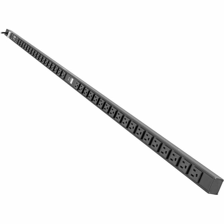 Eaton Tripp Lite Series 1.5kW 100-127V Single-Phase Local Metered PDU - 36 NEMA 5-15R Outlets, 5-15P Input, 15 ft. Cord, 72 in. 0U Rack — PDUMV15-72