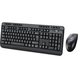 Adesso WKB-1320CB Antimicrobial Wireless Desktop Keyboard and Mouse — WKB-1320CB-TAA