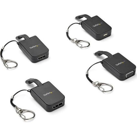 StarTech.com Compact USB C to DisplayPort 1.4 Adapter - 8K 60Hz DSC/4K USB Type-C to DP Video Converter w/ Keychain Ring - TB3 Compatible — CDP2DPFC
