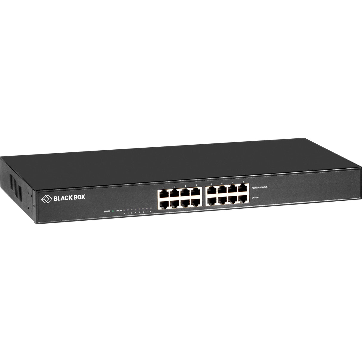Black Box 8PT PoE+ Gb ENET Injector — LPJ008A-T-R2