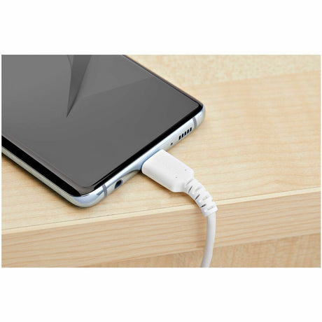 StarTech.com 2m USB C Charging Cable - Durable Fast Charge & Sync USB 2.0 Type C to C Charger Cord - TPE Jacket Aramid Fiber M/M 60W White — RUSB2CC2MW
