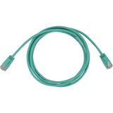 Eaton Tripp Lite Series Cat6a 10G Snagless Molded Slim UTP Ethernet Cable (RJ45 M/M), PoE, Aqua, 5 ft. (1.5 m) — N261-S05-AQ
