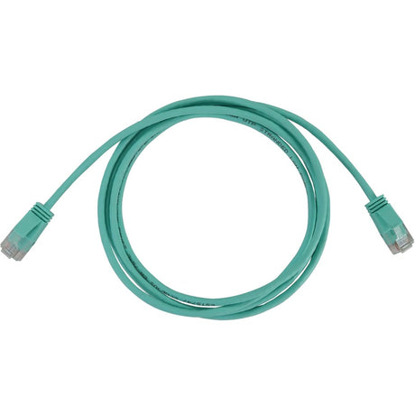 Eaton Tripp Lite Series Cat6a 10G Snagless Molded Slim UTP Ethernet Cable (RJ45 M/M), PoE, Aqua, 5 ft. (1.5 m) — N261-S05-AQ