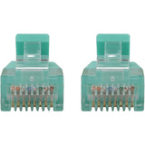 Eaton Tripp Lite Series Cat6a 10G Snagless Molded Slim UTP Ethernet Cable (RJ45 M/M), PoE, Aqua, 5 ft. (1.5 m) — N261-S05-AQ