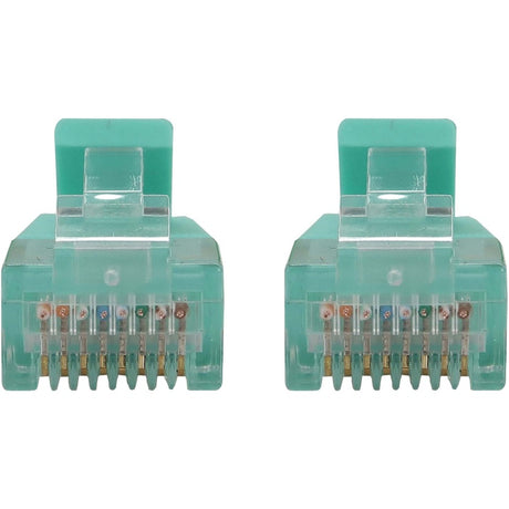 Eaton Tripp Lite Series Cat6a 10G Snagless Molded Slim UTP Ethernet Cable (RJ45 M/M), PoE, Aqua, 5 ft. (1.5 m) — N261-S05-AQ