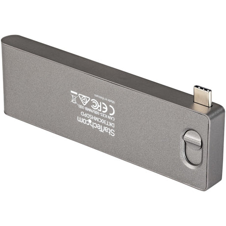 StarTech.com USB C Multiport Adapter for MacBook Pro/Air, USB Type-C to 4K HDMI, Power Delivery, SD/MicroSD, USB 3.0 Hub, USB-C Mini Dock — DKT30CMHSDPD