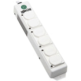 Eaton Tripp Lite Series Safe-IT UL 2930 Medical-Grade Power Strip for Patient Care Vicinity, 6 Hospital-Grade Outlets, Safety Covers, Antimicrobial, 6 ft. Cord, Dual Ground — PS-606-HGDG
