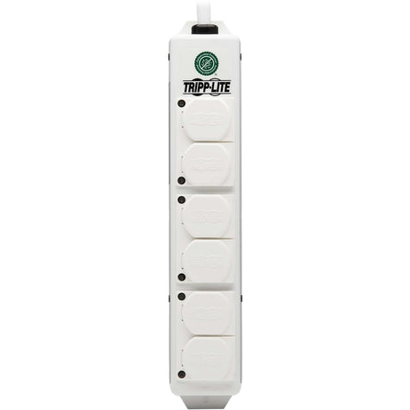 Eaton Tripp Lite Series Safe-IT UL 2930 Medical-Grade Power Strip for Patient Care Vicinity, 6 Hospital-Grade Outlets, Safety Covers, Antimicrobial, 6 ft. Cord, Dual Ground — PS-606-HGDG