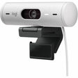 Logitech Brio 500 Full HD webcam, auto framing, noise-reducing mics, privacy shutter, streaming & video calling, Off-white — 960-001427