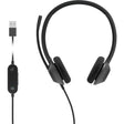 Cisco Headset 322 Wired Dual On-Ear Carbon Black USB-A — HS-W-322-C-USB
