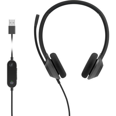 Cisco Headset 322 Wired Dual On-Ear Carbon Black USB-A — HS-W-322-C-USB