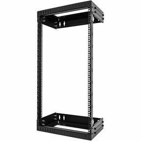 StarTech.com 2-Post 21U Heavy-Duty Wall Mount Network Rack, 19" Open Frame Server Rack with Adjustable Depth, Data Rack for IT Equipment~ — RACK-21U-20-WALL-OA