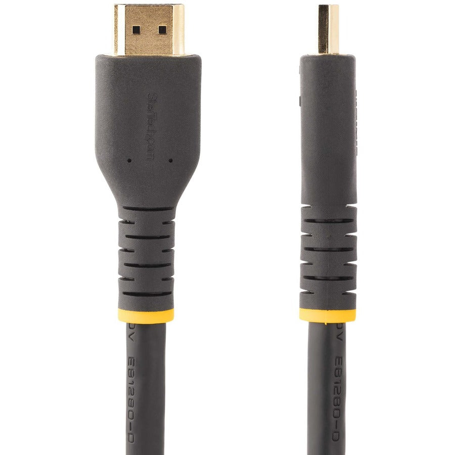 StarTech.com 10m (30ft) Active HDMI Cable, HDMI 2.0 4K 60Hz UHD, Rugged HDMI Cord w/ Aramid Fiber, Heavy-Duty High Speed HDMI 2.0 Cable — RH2A-10M-HDMI-CABLE