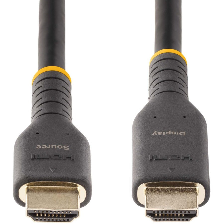 StarTech.com 10m (30ft) Active HDMI Cable, HDMI 2.0 4K 60Hz UHD, Rugged HDMI Cord w/ Aramid Fiber, Heavy-Duty High Speed HDMI 2.0 Cable — RH2A-10M-HDMI-CABLE