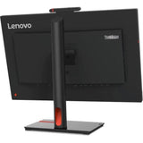 Lenovo ThinkVision T24mv-30 24" Class Webcam Full HD LED Monitor - 16:9 - Raven Black — 63D7UAR3US