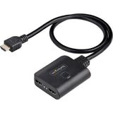 StarTech.com 2-Port HDMI Splitter, 4K 60Hz HDMI 2.0 Video, 4K HDMI Splitter 1 In 2 Out, 1x2 HDMI Display/Output Splitter, HDR/HDCP — HDMI-SPLITTER-4K60UP