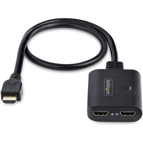 StarTech.com 2-Port HDMI Splitter, 4K 60Hz HDMI 2.0 Video, 4K HDMI Splitter 1 In 2 Out, 1x2 HDMI Display/Output Splitter, HDR/HDCP — HDMI-SPLITTER-4K60UP
