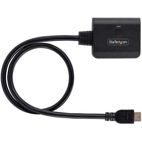 StarTech.com 2-Port HDMI Splitter, 4K 60Hz HDMI 2.0 Video, 4K HDMI Splitter 1 In 2 Out, 1x2 HDMI Display/Output Splitter, HDR/HDCP — HDMI-SPLITTER-4K60UP
