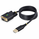 StarTech.com 3ft (1m) USB to Null Modem Serial Adapter Cable, COM Retention, FTDI, RS232, Changeable DB9 Screws/Nuts, Windows/macOS/Linux — 1P3FFCNB-USB-SERIAL