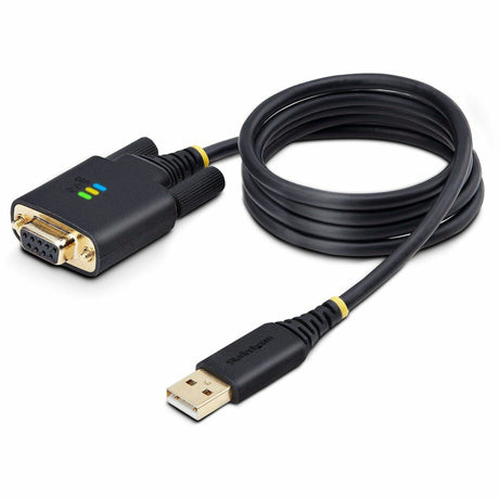 StarTech.com 3ft (1m) USB to Null Modem Serial Adapter Cable, COM Retention, FTDI, RS232, Changeable DB9 Screws/Nuts, Windows/macOS/Linux — 1P3FFCNB-USB-SERIAL