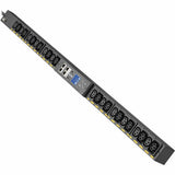 Eaton Single-Phase Metered Input Rack PDU G4, 100-240V, 24 Outlets, 16A, 3.8kW, C20/L6-20 Input, 10 ft. Cord, 0U Vertical — EVMIL620A