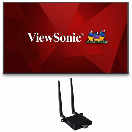 ViewSonic Commercial Display CDE4330-W1 - 4K, 24/7 Operation, Integrated Software and WiFi Adapter - 450 cd/m2 - 43" — CDE4330