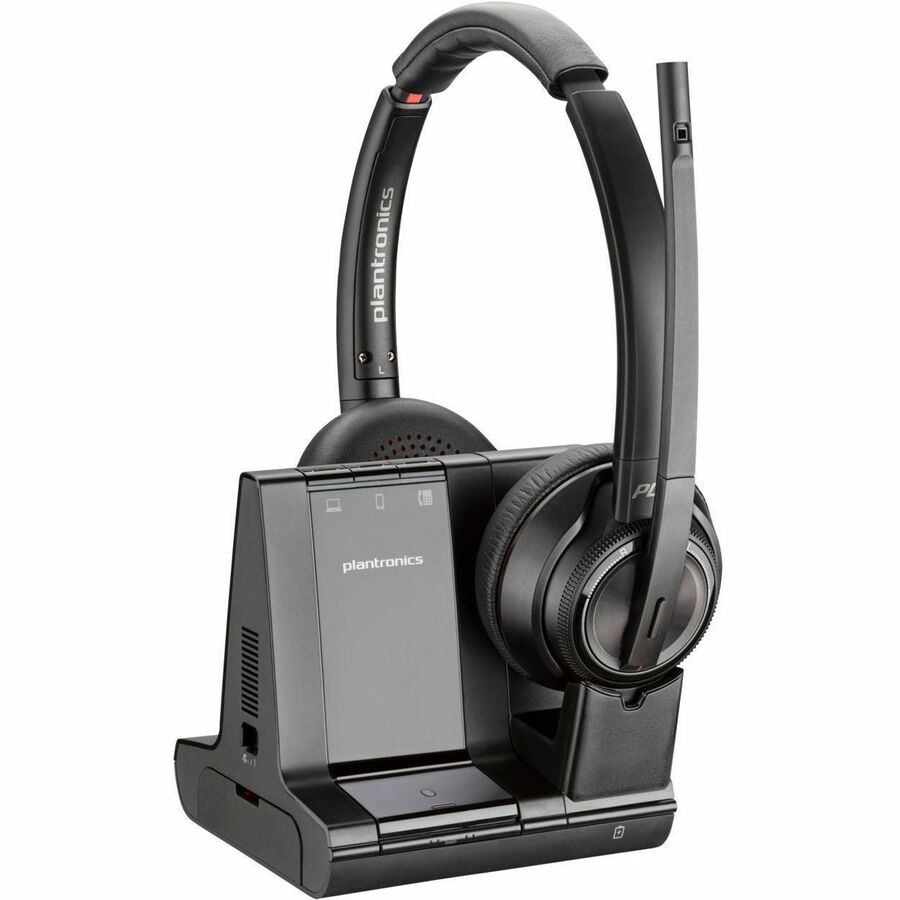Poly Savi 8220 UC Microsoft Teams Certified DECT 1920-1930 MHz USB-A Headset — 77Y82AA#ABA