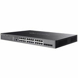 TP-Link Omada SG3428XPP-M2 - Omada 24-Port 2.5GBASE-T and 4-Port 10GE SFP+ L2+ Managed Switch with 16-Port PoE+ & 8-Port PoE++ — SG3428XPP-M2