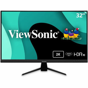 ViewSonic VX3267U-2K 32 Inch 1440p IPS Monitor with 65W USB C, HDR10 Content Support, Ultra-Thin Bezels, Eye Care, HDMI, and DP Input — VX3267U-2K