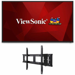 ViewSonic Commercial Display CDE4312-E1 - 43" 4K, 16/7 Operation, Integrated Software and Fixed Wall Mount - 230 cd/m2 — CDE4312