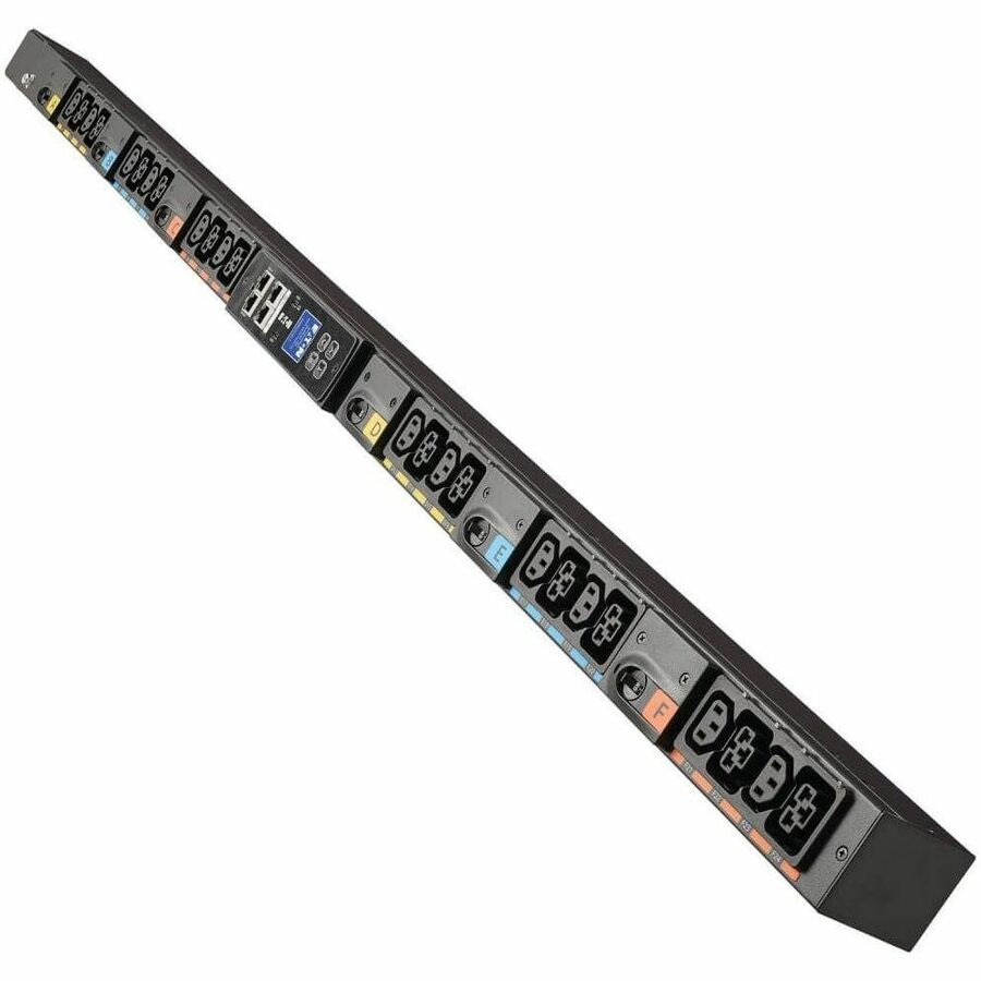 Eaton Universal-Input Managed PDU G4, 208V and 415/240V, 24 Outlets, Input Cable Sold Separately, 0U Vertical — EVMAGU23A-E