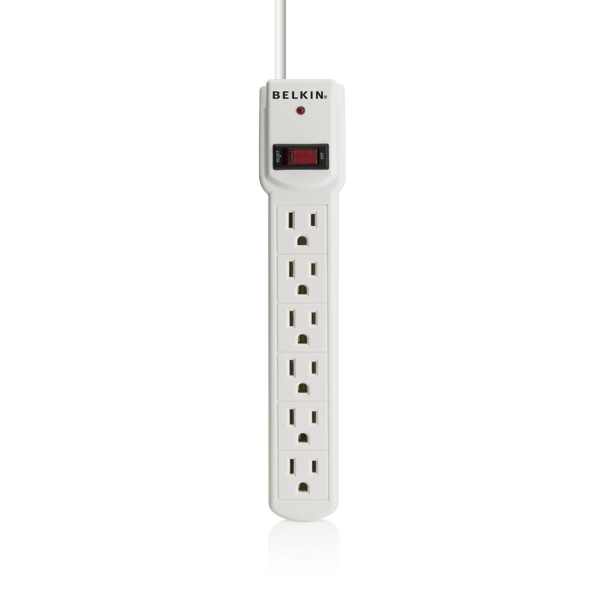Belkin 6-Outlet Surge Protector with 3-foot Power Cord — F5C047