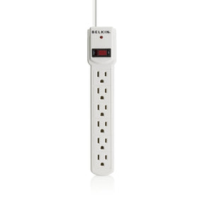 Belkin 6-Outlet Surge Protector with 3-foot Power Cord — F5C047