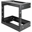 StarTech.com 2-Post 8U Heavy-Duty Wall Mount Network Rack, 19" Open Frame Server Rack with Adjustable Depth, Data Rack for IT Equipment~ — RK812WALLOA