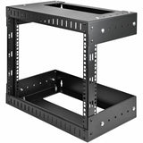 StarTech.com 2-Post 8U Heavy-Duty Wall Mount Network Rack, 19" Open Frame Server Rack with Adjustable Depth, Data Rack for IT Equipment~ — RK812WALLOA