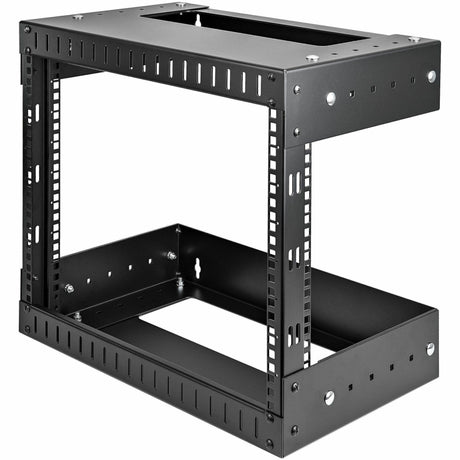 StarTech.com 2-Post 8U Heavy-Duty Wall Mount Network Rack, 19" Open Frame Server Rack with Adjustable Depth, Data Rack for IT Equipment~ — RK812WALLOA